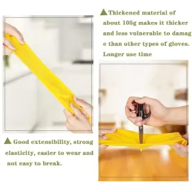 768497339729 VSOOTAL Household Cleaning Gloves Rubber Kitchen #3