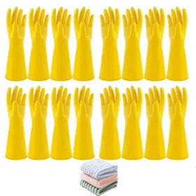 768497339729 VSOOTAL Household Cleaning Gloves Rubber Kitchen