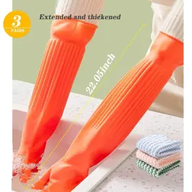 768497340718 VSOOTAL Household Kitchen Gloves Washing Dishes #2