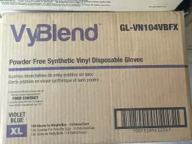 GL-VN104VBFX VYBLEND Powderfree Disosable Gloves Violet