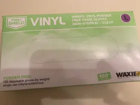 W8607L WAXIE SHIELD Exam Gloves Box #2
