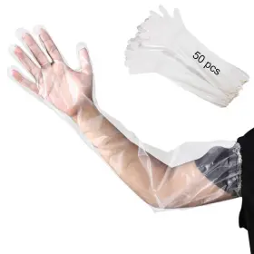 07Y23WAST1-1 WAYUTO Disposable Arm Gloves Elastic Cuff Clean
