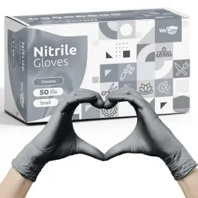 Wecare-pg-p WECARE Disposable Nitrile Gloves Powder Latex