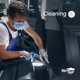 WC-N-200-SM-CHR WECARE Nitrile Latex Powder Disposable Gloves #2