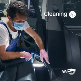 WC-N-200-SM-PNK WECARE Nitrile Latex Powder Disposable Gloves #2