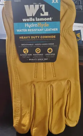 1168XX WELLS LAMONT Slip Hydra Hyde Gloves Water
