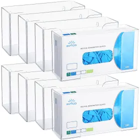 SIX-WENQIK-14 WENQIK Acrylic Glove Box Holder Dispenser Wall