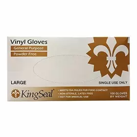 77241PFB WESCO Disposable Gloves Powder Latex Mil #3