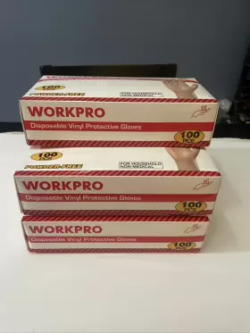 957182 WORKPRO Disposable Gloves Box
