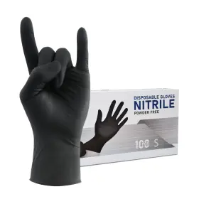 789371121070 WOSTAR Nitrile Gloves Powder Latex