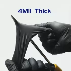 789371121087 WOSTAR Disposable Nitrile Gloves Mil Powder Ste #3