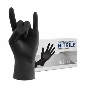 789371121100 WOSTAR Disposable Nitrile Gloves Xlarge Powder
