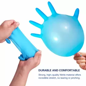 789371121148 WOSTAR Disposable Gloves Powder Latex Exam Nitr #3