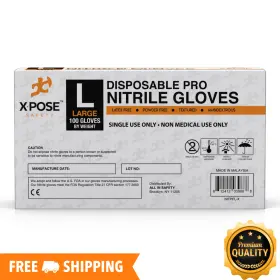 NITPFL-10 X-POSE Nitrile Gloves Powder Disposable Pro #2