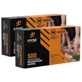 PG500M-2-X-S XPOSE SAFETY Disposable Gloves Poly Powder