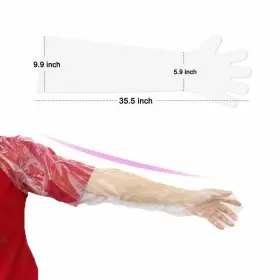 B093T2LK5B XSH Veterinary Insemination Rectal Arm Gloves #2