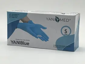 350676999975 YANIBLUE Nitrile Disposable Gloves Powder