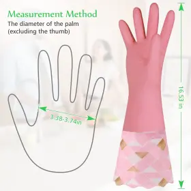 798610674598 YIOMXHI Household Cleaning Gloves Dishwashing #2