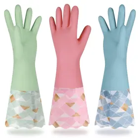 798610674598 YIOMXHI Household Cleaning Gloves Dishwashing
