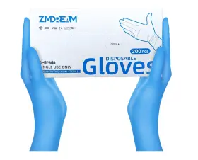 LZ080L ZMDREAM Nitrile Exam Gloves Cleaning Food Service