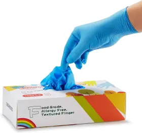 313030270207 ZOMCHAIN NITRILE GLOVES Kids Disposable Latex