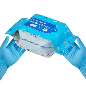 704768721343 ZOMCHAIN NITRILE GLOVES Kids Disposable Latex