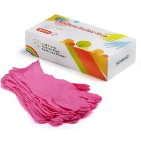 734602687900 ZOMCHAIN NITRILE GLOVES Kids Disposable Latex