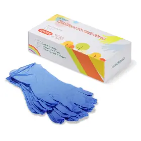 734602687924 ZOMCHAIN NITRILE GLOVES Disposable Latex Fes