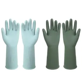 762949059661 ZUIMER Dishwashing Rubber Gloves Slip