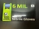 Inspire Black Nitrile Gloves HEAVY DUTY 6 Mil Nitrile Chemical Resistant SMALL