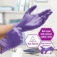 Medpride Nitrile Exam Gloves, Powder-Free, Iris Blue, Medium, Box of 100