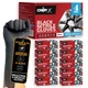 Black Nitrile Gloves Disposable Latex Free & Powder Free,4 Mil Rubber Glove, ...