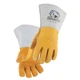 Black Stallion 850 Elkskin Stick Gloves with Nomex Lined Back, Large