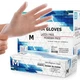 Powder Free Disposable Gloves Medium, [1000 Count] - 4 Mil Clear Vinyl Gloves...