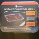 Mr. Bar-B-Q Disposable Charcoal Grill Portable Freestanding Foil Tray with Stand
