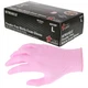 NitriShield&trade; 4 mil Pink Disposable Powder-Free, Textured Grip Medical Grade
