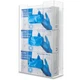 Triple Acrylic Gloves Dispenser & Tissue Box Shelf - Wall Mount Holder for Kitch