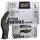 Large Disposable Nitrile Gloves 1000 Count Black Powder Free Food Safe 4 Mil