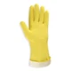 Cordova 4250R Standard Yellow Flock Lined Latex Gloves, Size XLarge (12 Pair)