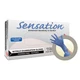 Microflex N73 Sensation Nitrile Exam Gloves Medium Blue PF 100 Count Latex-Free