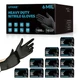 Nitrile Disposable Gloves, Black, Heavy Duty 6 Mil, XL, 1 Pair