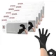 COYACOOL Disposable Gloves Large, Nitrile and Vinyl Blend Latex Free Gloves, 4 M