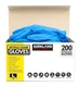 Kirkland Signature Nitrile Exam Powder-Free Exam Gloves-LARGE,MEDIUM-200 Count