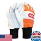 Oregon Chainsaw Left-Hand Protection Leather Gloves Extra Large Size 11 91305Xl