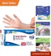 Disposable Lightweight Vinyl Gloves, Medium - 100 Count for Cleaning & Cooking