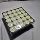 Amari Unscented Tea Light Candles 100 Ct White Vegetable Wax Mosaic Bath & Spa
