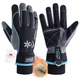Aigevture Cold Weather Work Gloves Waterproof Winter Work Gloves Men Women
