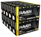SAS RavenbSafety 66518 6 mil Black Nitrile Disposable Gloves 7 Mil  Large  10...