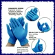 100 4mil INDIGO or BLUE Nitrile Medical Disposable Exam Gloves Latex Powder Free