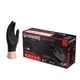 Ammex GPNB44100 M GlovePlus P/F, Textured Black Nitrile Gloves